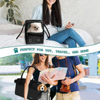 PetAmi Dog Purse Carrier for Small Dogs, Airline Approved Soft Sided Pet Carrier - Image 7