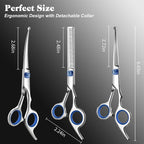 Professional 4 in 1 Dog & Cat Grooming Scissors Kit - Image 7