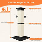 Cat Scratching Post 33 Inch Nature Sisal Cat Scratch Post - Image 2