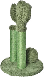 Amazon Basics Cat Scratching Post, Indoor Cactus Triple Posts - Image 3