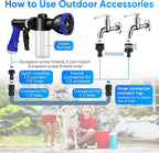 Dog Shower Attachment Water Hose Nozzle Sprayer Set - Image 4