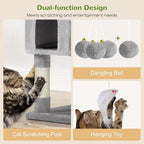 Globlazer Cat Trees and Towers for Multiple Adult Cats, 82-inch XXL Tall Cat - Image 6