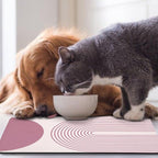 Dog Food Mats for Floors Waterproof, Cat Water Bowl Mats Pet Feeding Absorbent - Image 7