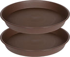 2 Pack of Bird Bath Bowl 12", 1.6" Depth, 10 12 inch Birdbath Bowls Dish Only by Bleuhome