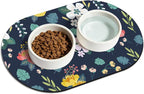 20''x12'' Absorbent Cat Feeding Mat, Pet Water Mats Protect Floor, No Stains by METEOROCK