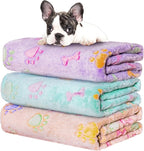 Rezutan 1 Pack 3 Dog Blankets for Small Pet Cat Super Soft Fluffy Premium Throw by Rezutan