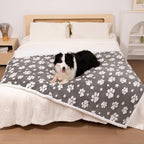 Waterproof Blanket for Dog Puppy Cat, Cute 3D Textured Paw Dog Blanket for Bed - Image 6