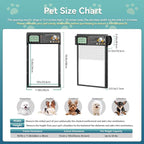 Large Size Automatic Dog Door Cat Door Solar - Image 2