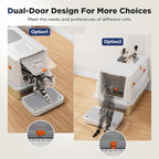 FURTIME Stainless Steel Litter Box - Image 3
