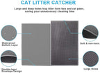 Pieviev Cat Litter Mat Double Layer Waterproof Urine Proof Trapping Mat 1 Pack) - Image 3