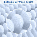 Soft Fleece Baby Blanket Ultra Cozy Blue Baby Blankets - Image 6