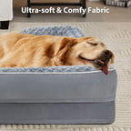 WNPETHOME Dog Beds for Large Sized Dogs, Washable Orthopedic Dog Couch Sofa Bed - Image 2
