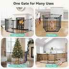 COMOMY 127.8" Extra Wide Baby Gate, Dog Gate - Image 8