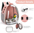 Bird Backpack Carrier, Travel Bird Cage - Image 3