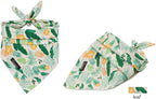ARING PET Summer Dog Bandanas, Autumn Leaf Floral Kerchief Triangle Bibs Scarf - Image 6
