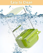 BNOSDM No Mess Bird Cage Feeders Automatic Bird Feeder Parrot Cage Accessories - Image 5