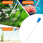 2PCS Fish Tank Cleaning and Feeder Kit, Fish Tank Cleaner Brush and Coral - Image 7