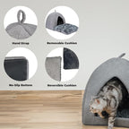Best Pet Supplies Dog House Bed Crate Mat Tent Indoor Round Soft Plush - Image 3