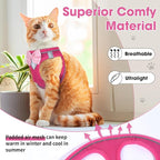 Cat Vest Harness and Leash Set for Walking Escape Proof, Adjustable Kitten - Image 4