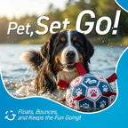 QDAN Dog Toys Soccer Ball with Straps, Durable Giant Dog Balls, Outdoor Dogs - Image 4