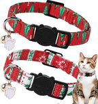 Unique style paws 2 Pack Christmas Kitten Collar Breakaway by Uniquestylepaws