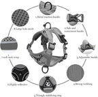 Wanheart cat Chest Harness and Leash, Anti-Escape Adjustable Soft mesh cat - Image 3