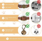 2 Pcs PU Leather Cat Collar Breakaway - Image 6