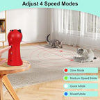 TBTeek Cat Toy, Motion-Activated, Rechargeable, 5 Fun Patterns, Random Rotating - Image 5