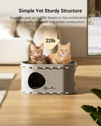 DownyPaws Cat House for Indoor Cats, Cat Bed Cave for Multiple & Large Cats Up - Image 4