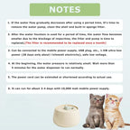 Ceramic Cat Water Fountain, 45oz/1.3L Ultra-Silent Automatic Pet Drinking Water - Image 8