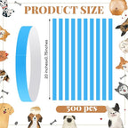 500 Count 20inch Adjustable Paper Dog Collars - Image 2