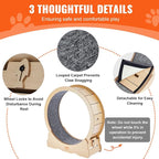 VEVOR Cat Exercise Wheel, Large Cat Treadmill Wheel - Image 6