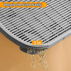 Litter Catching Step for Cat Litter Box, Litter Trap Stool for Automatic Litter - Image 7