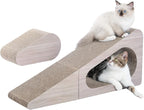 PAWZ Road Cat Scratcher, Triangle Cardboard Cat Scratcher 28.3” Large Scratch by PAWZRoad