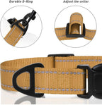 TagME Reflective Nylon Dog Collars, Adjustable Classic Collar - Image 3