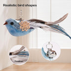 10PCS Cat Bird Toy Refills Feather Cat Wand Attachments - Image 3