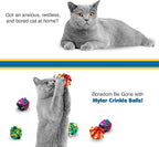 SunGrow Cat Crinkle Balls, Mylar Crinkler, Stress-Relief Toy - Image 6