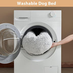 WNPETHOME Calming Dog Bed Cat Bed Donut, Faux Fur Pet Bed Self-Warming Donut - Image 6