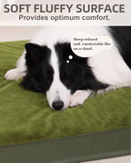 KSIIA Orthopedic Dog Bed Crate Waterproof Pet Mats - Image 3