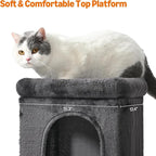 Amazon Basics 30-Inch Cat Tree Tower, Activity Center - Image 3