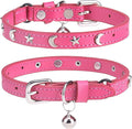 Leather Cat Collars for Boy Girl Cats by DILLYBUD