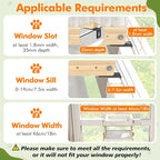 Cat Perch for Window XiaZ Cats Hammock Indoor Cat Bed for Window Adjustable - Image 7