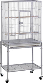 ZENY 53-Inch Bird Flight Cage, Wrought Iron Standing Large by ZENY