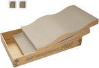 Cat Scratch Pad Cardboard Scratcher Box, Reversible Durable, by RUBMEOW