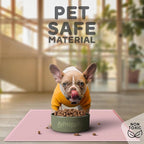 Dog Food Mat - 28x18 Raised Edges Dogs Mat - Image 3
