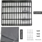 PETIME Foldable Metal Dog Exercise Pen/Pet Puppy Playpen Kennels Yard Fence - Image 5