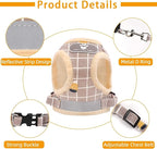 Khaki-Pattern, XS Cat & Dog Vest Harness - Image 4