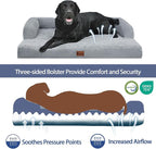 Orthopedic Dog Beds for Extra Large Dogs, Waterproof Egg Crate Foam XL Dog Bed - Image 6