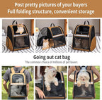 Cat Backpack Carrier for Small Dogs and Medium cat Puppy Kitten Bunny Pet - Image 6