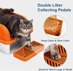Enclosed Stainless Steel Litter Box - Image 3